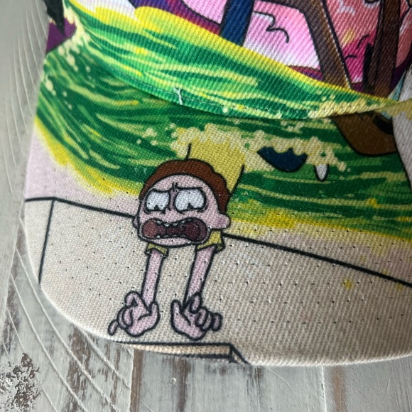 NWT Bloworld Rick & Morty Portal Curved SnapBack Hat OS - Picture 9 of 10